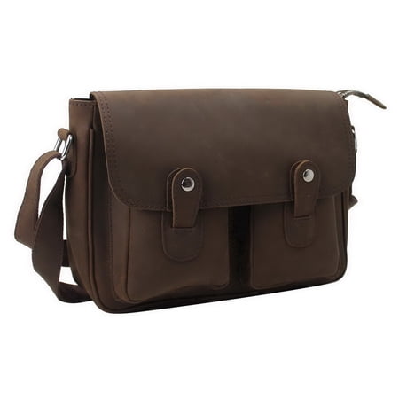 Vagarant Traveler 12.5" Oil Tanned Cowhide Leather Satchel L80.CB