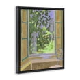 thumbnail image 4 of Seat For Spring Expression Black Framed Floater Canvas Wall Art, design by Melissa Wang, 4 of 10