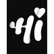 thumbnail image 2 of Camiseta de Mujer de Verano SuaveChic 'Hello' Heart Print Women's T-Shirt - Casual Crew Neck, Short Sleeve, Stretchy Polyester Blend, Machine Washable - Perfect for Summer & Casual AttireFather's Da, 2 of 7