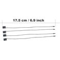 thumbnail image 2 of Hang Tag String Black 7" 1000Pcs Nylon Snap Lock Pin Loop Fastener Hook Ties Easy and Fast to Attach by, 2 of 5