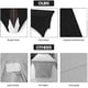 thumbnail image 4 of Kitchen Spandex Table Cloth 6ft Tight Fitted Washable Rectangular Patio Table Cover for Event, Wedding, Banquet & Parties 183Lx76Wx76H cm, 4 of 5