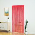 thumbnail image 3 of Cortina con cuentas YaoYue para puerta, borlas, cuentas, color rojo vino, 3 of 7