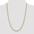 thumbnail image 4 of Auriga Fine Jewelry 14K Yellow Gold 3.9mm Figaro Chain Necklace 20inch for Women, 4 of 6