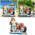 thumbnail image 2 of Huanglei Figurines de Nains de Jardin en Résine pour Moto Extérieure, 2 of 6