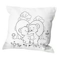 thumbnail image 2 of Valentine's Day Decorative Gifts for Kids - Color Your Own Pillowcase Coloring Craft Coloring Cute Animal Pillow Case for Boys Girls Decoration Supplies Craft, 2 of 4