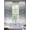 White, variant on White Gray Ombre Sheer Curtains 96 Inch Length 2 Panels Set, Modern Abstract Striped Polka Dots Voile Window Treatment Semi Sheer Long Curtains Drapes for Bedroom/Living Room/Kitchen 52"x96"x2