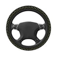 thumbnail image 3 of Kll Car Steering Wheel Cover, Universal 15 Inch, Soft Elastic And Comfortable,Car Accessories Decorations-Bee Floral, 3 of 8