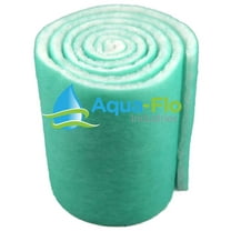 Aqua-Flo 12" x 72" (6 Feet) Long x 1" Thick (Green/White) Pond & Aquarium Filter Floss Media