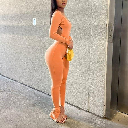 

TOWED22 Womens Jumpsuits Dressy Women s Tie Knot Front Short Sleeve V Neck Long Pants Romper Ruched Casual One Piece Jumpsuit C
