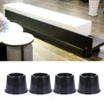 thumbnail image 3 of Furniture Non-Slip Heavy Duty Sofa Risers For Bed Riser Black Riser 2inch, 3 of 9