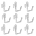 thumbnail image 1 of VERDANVERSE 20 Pcs Crochets Robustes Gris Clair pour Rangement d'Outils dans Garage Cuisine et Atelier, 1 of 8