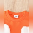 thumbnail image 4 of Toddler Crewneck Sweatshirt with Soft Fox Face Design Long Sleeve Pullover Comfortable Fit for Boys and Girls, 4 of 5