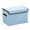 🥝 Blue_Hot#1127, variant on Foldable Storage Cube with Lid, Linen Fabric Storage Bin Organizer for Closet and Toys