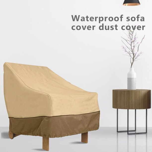 Patio Furniture Covers Outdoor Waterproof And Dustproof Oxford Bench Cover With Drawstring Easy To Fold Install For Indoor Use Khaki Coffee Com Patio Furniture Covers Outdoor, How To Waterproof Furniture For Outdoor Use