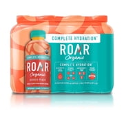 Roar Complete Hydration Organic - Georgia Peach - 12 x 18 oz