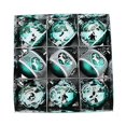 thumbnail image 3 of Adornos navideños de bolas colgantes, 24 piezas de bolas de plástico de colores para decoración de fiestas navideñas, bodas, P1f7, 3 of 5