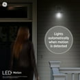 thumbnail image 3 of GE LED+ Motion Sensor Light Bulbs, Daylight, 75 Watt Replacement, Standard Bulb Shape (2 Pack), 3 of 7