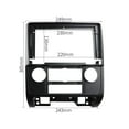 thumbnail image 3 of 9 Inch Car Stereo Meter Kit Installation Frame Fascia Panel For Ford Escape For Mazda Tribute For Mercury Mariner 2008-2012, Radio Mounting Trim Bezel For Android Touchscreen Player, 3 of 6