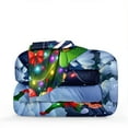 thumbnail image 4 of Merry Christmas Comforter Set Snowflake Xmas Tree Printed Quilt Set Bedding Christmas Room Decor Soft Lightweight Comforter Set 4 Pieces for All Season, 4 of 6