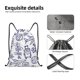 thumbnail image 4 of Fotbe World Travel2 Bolsa Mochila con Cordón Estampada, Bolsa de Gimnasio Deportiva, Bolsa Cinch, Bolsa con Cordón para Hombres y Mujeres-Small, 4 of 6