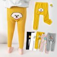 thumbnail image 4 of Leggings Para Niños Medias Para Bebés Pantimedias Para Niños Primavera Otoño Prendas De Vestir Pantalones Gruesos Leggings De Punto De Dibujos Animados Negro Odeerbi LM103-10777, 4 of 4