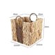 thumbnail image 2 of Cesta organizadora en forma de cubo con asas, almacenamiento para baño, estante para lavadero o guardería, perfecta para como se muestra, 2 of 5