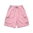 thumbnail image 7 of Kilaqueen Women's Cargo Bermuda Shorts with Elastic Waist and Pockets, Lightweight Long Shorts for Hiking, Travel and Casual Summer Wear, 7 of 7