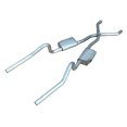 thumbnail image 1 of Pypes Performance Exhaust PYPSME11S Street Pro X-Pipe Exhaust System Header Back 2.5 in. Dia. 2.5 in. Tips - Stainless, 1 of 2