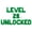 Green, variant on Letter Balloons - LEVEL 28 UNLOCKED 16" Inch Alphabet Letters Foil Mylar Balloon 28th Birthday Party Banner (White)