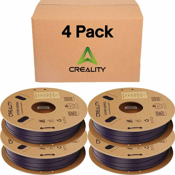 Creality Carbon Fiber 1.75mm High-Speed  50-300mm/s Dimensional Accuracy  /- 0.03mm For K1C & Most 3D Printers Purple 4 Unit per pack