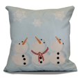 thumbnail image 2 of Simply Daisy 16" x 16" 3 Wise Snowmen Geometric Print Pillow, 2 of 2