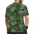 thumbnail image 3 of T Shirt For Men Army Camouflage Green Camo Print Popular Sportswear Short Sleeve Fast Dry Tshirt Sum, 3 of 7