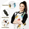 thumbnail image 2 of Various Color Birds 5 Pcs Kitchen Set Heat Resistant Oven Mitts and Non-Slip Pot Holders with Adjustable Cooking Apron, 2 of 6
