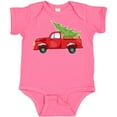 thumbnail image 3 of Inktastic Christmas Vintage Truck with Christmas Tree Boys or Girls Baby Bodysuit, 3 of 5