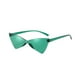 thumbnail image 4 of Gafas de sol Cat Eye, montura ultraligera, versátiles, modernas, triangulares. Verde, 4 of 9