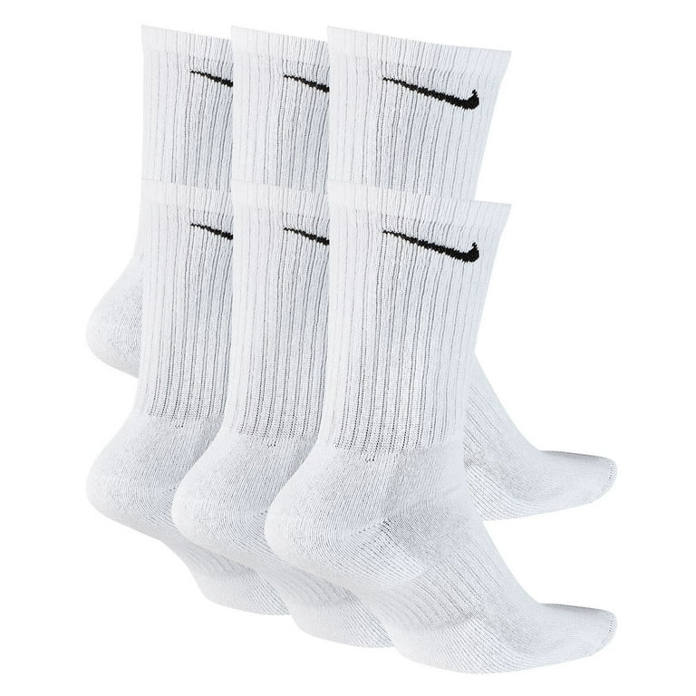 Nike Everyday Cushion Socks, Nike Socks,, White/Black, Size - Walmart.com