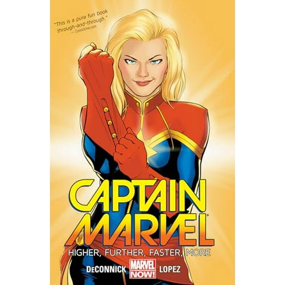 Pre-Owned Captain Marvel Vol. 1: Higher, Further, Faster, More, by Kelly Sue Deconnick, (Paperback), COMICS & GRAPHIC NOVELS / Superheroes, English