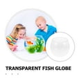 thumbnail image 3 of COOPHYA Shatterproof Transparent Fish Bowl for Desktop Use Clear Plastic Small Aquarium, 3 of 8