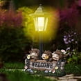 thumbnail image 5 of Highland Cow Figurine, Highland Cow Lamp, Adorable Solar Powered Highland Cow Statue Garden Welcome Sign, Outdoor Figurine Light for Yard, Patio & Porch, 5 of 9