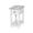White-Gray, variant on Pemberly Row Contemporary Wood Chairside Table with Drawer in White/Gray