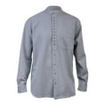 thumbnail image 3 of Men's Irish Grandfather Shirt- Long Sleeve, Cloud Blue, XX-Large, 3 of 5