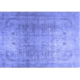 thumbnail image 1 of Ahgly Company Machine Washable Indoor Rectangle Persian Blue Traditional Area Rugs, 3' x 5', 1 of 4