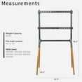 thumbnail image 3 of VIVO Easel Studio TV Adjustable Floor Stand | Mounts 49" to 70" Screens, 3 of 7