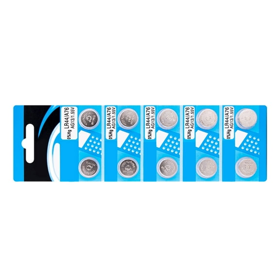 Huhudde 10pcs/20pcs LR44 AG13 Alkaline Button Cell Batteries 1.5V LR44 AG13 Button Batteries for Watches Toy Portable Devices