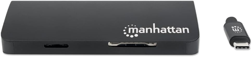 USB-C Dock/Hub with Card Reader, Ports (x5): Ethernet, USB-A (3) and USB-C, 5 Gbps (USB 3.2 Gen1 aka USB 3.0), With Power Delivery (100W) to USB-C Port (Note additional USB-C wall charger and USB-C