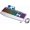 Silver-V1, variant on Silver Wireless Keyboard and Mouse Combo - Dual System RGB Backlit Mouse and Keyboard Advanced Optical Tracking, Lag-Free Wireless,Ergonomic Keyboard, 90% Less Noise Silver-V1