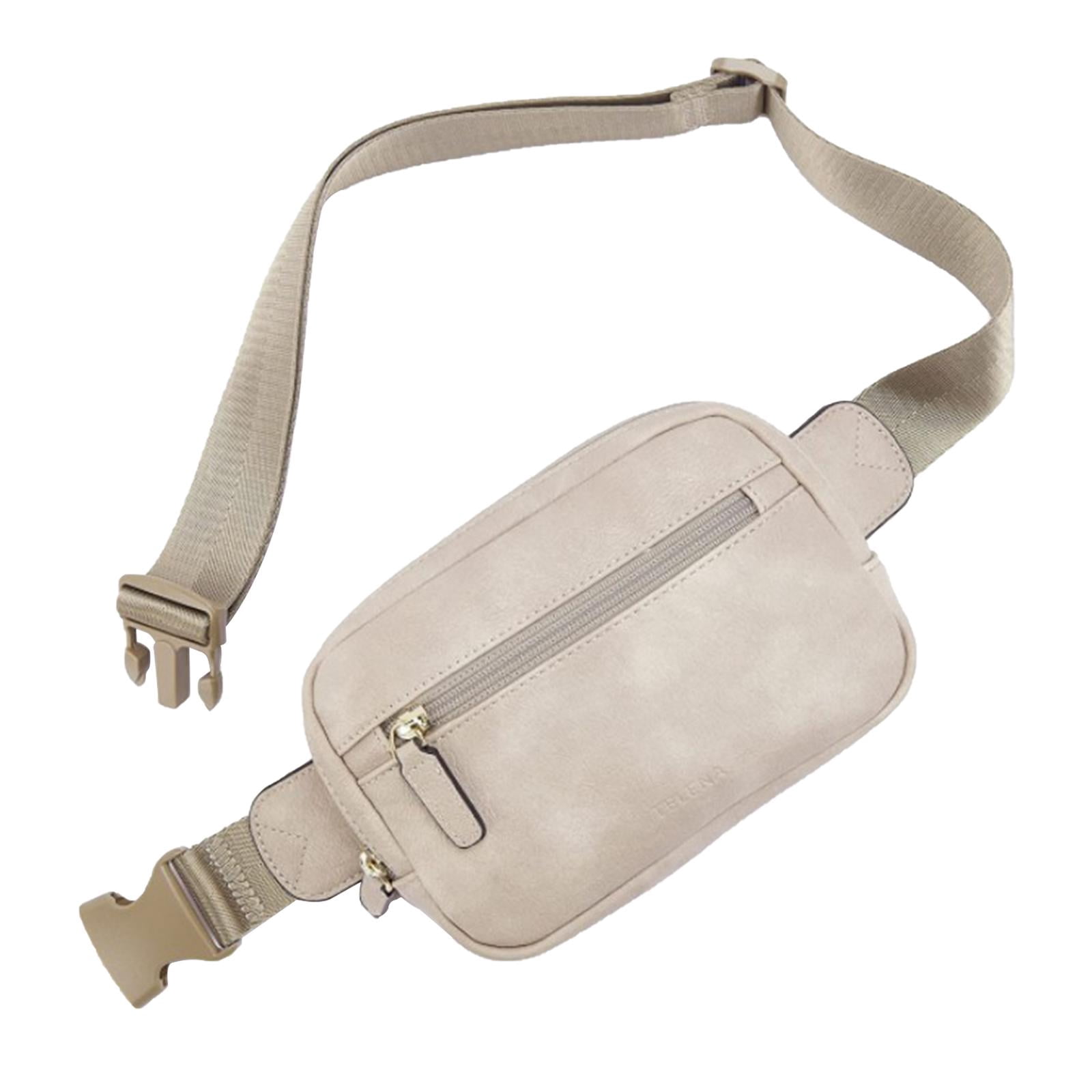 Segolike Belt Bag Handbag Everywhere Shoulder Purse Fashionable Tote Fanny Pack for Women Beige