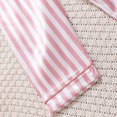 thumbnail image 4 of HFHAPW Girls Pajamas Silk Satin Pajama Set Long Pjs Button Down Sleepwear Soft Lightweight 2Pcs Nightwear for Kids,18-24 M, 4 of 9