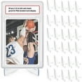 thumbnail image 1 of WWS-30 pack Supports de Cartes Classés PSA, 3.4 Pouces Supports de Chevalets en Acrylique Transparent pour Affichage de Pièces, Support Multifonctionnel Transparent, 1 of 4