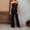 Black, variant on Women's Summer Stylish Off Shoulder Jumpsuit With Button Detail And Flared Pants Daytime Jumpsuits for Women Better Bodies Women 1 Piece Jumpsuit for Women Wedding Attire for Women Guest Body Shirts